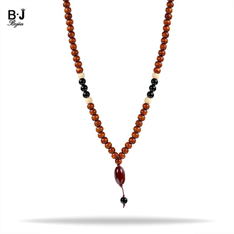 Pendant Necklaces BOJIU Brand Beaded Wood Bead Women Jewelry Natural Stone Nacklace NKS173
Pendant Necklaces BOJIU Brand Beaded Wood Bead Women Jewelry Natural Stone Nacklace NKS173