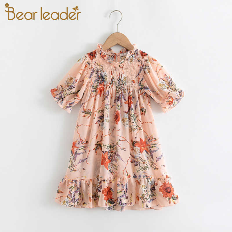 Bear Leader Girls Party Flowers Dress Summer Girl Kids Floral Print Clothes Children Princess Costumes Suits 3-7 Years 210708, Ah4465 pink
Bear Leader Girls Party Flowers Dress Summer Girl Kids Floral Print Clothes Children Princess Costumes Suits 3-7 Years 210708, Ah4465 pink