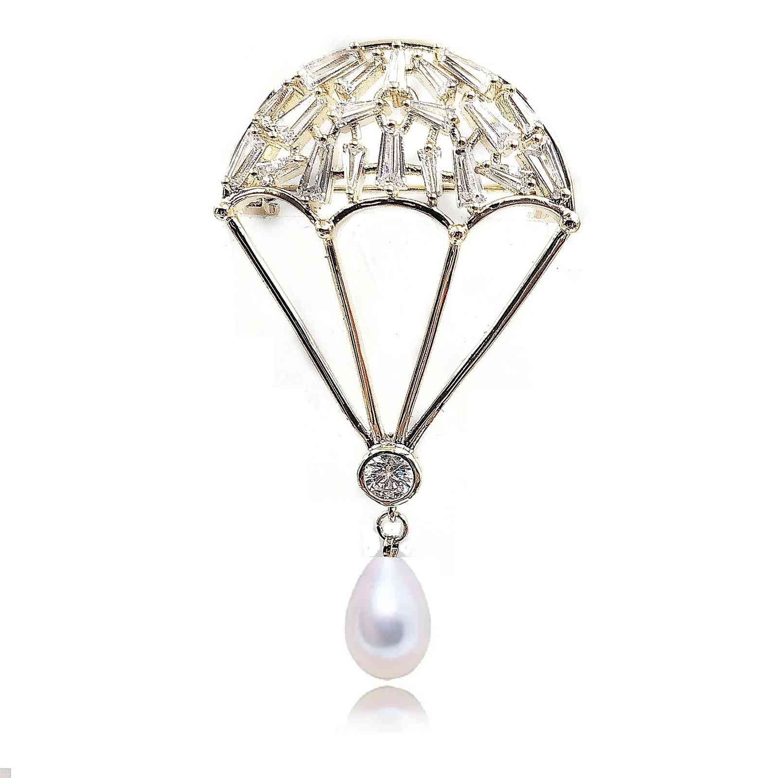 Classic Goldtone Baguette Cut CZ White Mother of Pearl Drop Air Balloon Pins Brooch for Women Suit Coat Bag Cloth Accessory
Classic Goldtone Baguette Cut CZ White Mother of Pearl Drop Air Balloon Pins Brooch for Women Suit Coat Bag Cloth Accessory