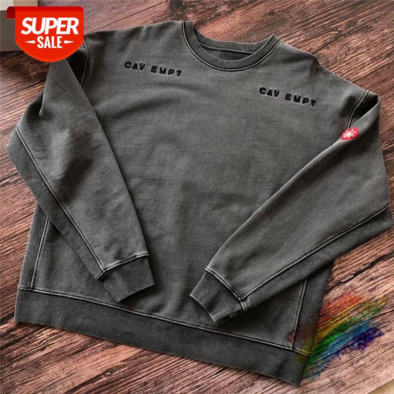 Thick 450g Cotton Batik Dark Gray CAVEMPT C.E19AW Sweatshirts Crewneck Men Woman Top Quality Wash CAVEMPT Cav Empt Hoodie #Sc7U, Black
Thick 450g Cotton Batik Dark Gray CAVEMPT C.E19AW Sweatshirts Crewneck Men Woman Top Quality Wash CAVEMPT Cav Empt Hoodie #Sc7U, Black