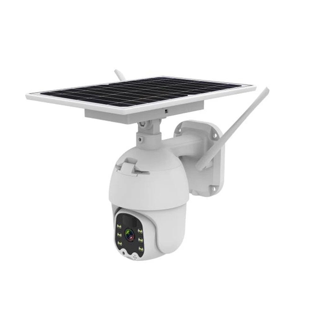 Xiaovv 1080P Wireless Security IP Camera Outdoor Pan Tilt WiFi Spotlight Solar Battery Powered Full-color Night Vision Motion Detect for Hom