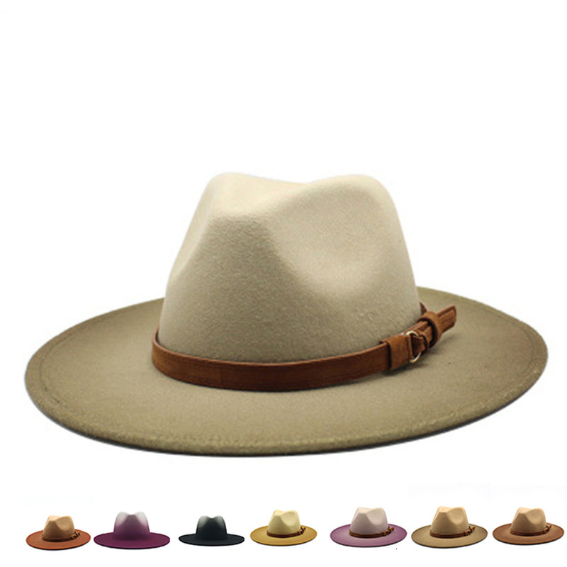 2021 New Winter Hats for Women Wide Brim Gradient Two-tone Wool Fedora with Leather Ribbon Gentleman Church Panama Jazz Cap Green Hat 9m0r, Rose red
2021 New Winter Hats for Women Wide Brim Gradient Two-tone Wool Fedora with Leather Ribbon Gentleman Church Panama Jazz Cap Green Hat 9m0r, Rose red