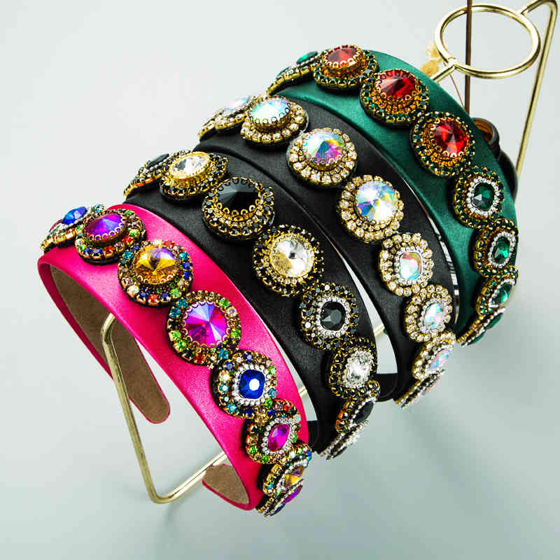 Luxury Crystal Handmade Headbands for Women Unique Personality Design Round Rhinestone Hair Accessories Statement Jewelry
Luxury Crystal Handmade Headbands for Women Unique Personality Design Round Rhinestone Hair Accessories Statement Jewelry