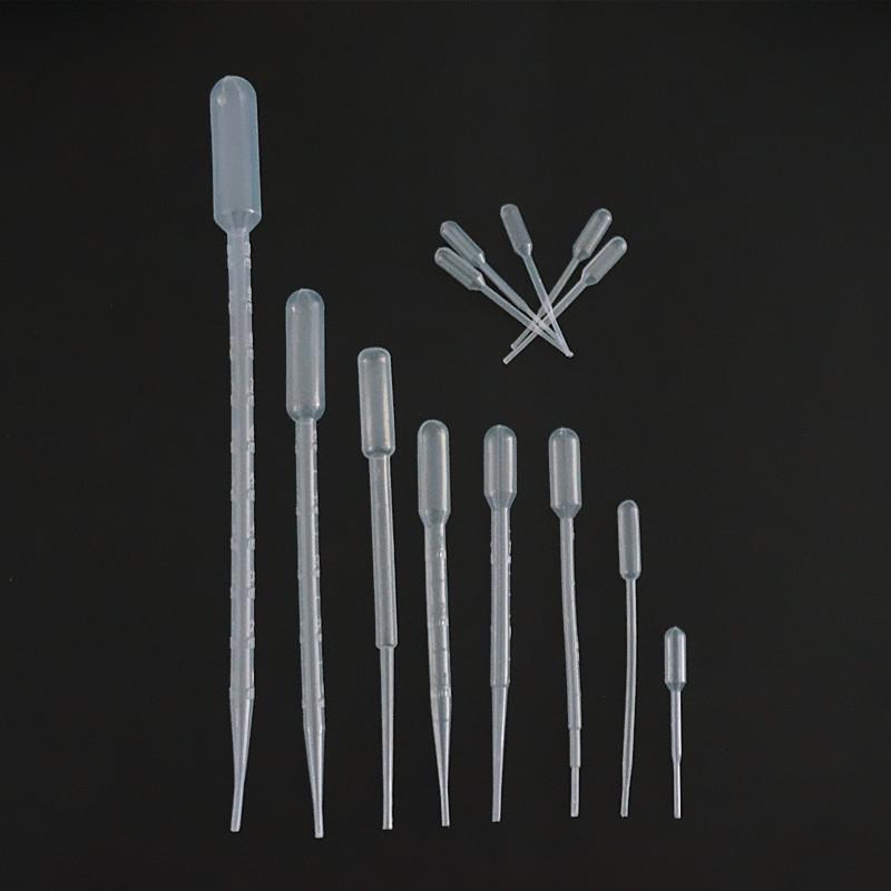 

Lab Supplies 0.2ml/0.5ml/1ml/2ml/3ml/3ml-L/5ml/10ml Laboratory Pipette Disposable Graduated Pasteur Dropper Polyethylene Makeup Tools