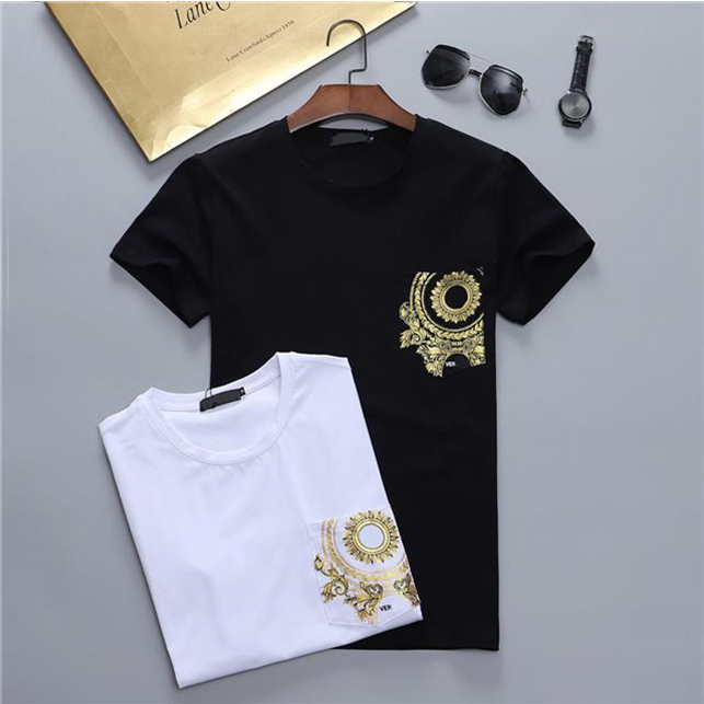 Luxurys designers Fashion Mens T Shirt Zipper Designer Tidal current Men T Shirts 100%cotton Men's Skateboard T shirts Cotton Tees #20, White;black
Luxurys designers Fashion Mens T Shirt Zipper Designer Tidal current Men T Shirts 100%cotton Men's Skateboard T shirts Cotton Tees #20, White;black