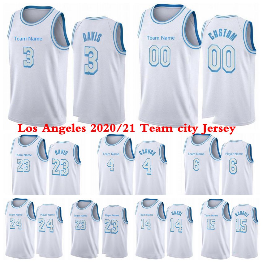 2021 Men Kids Los city Angeles Team Anthony 3 Davis 23 Player 4 Caruso 15 Harrell 2020-21 white City Basketball Jersey Youth S-3XL, Black;red
2021 Men Kids Los city Angeles Team Anthony 3 Davis 23 Player 4 Caruso 15 Harrell 2020-21 white City Basketball Jersey Youth S-3XL, Black;red