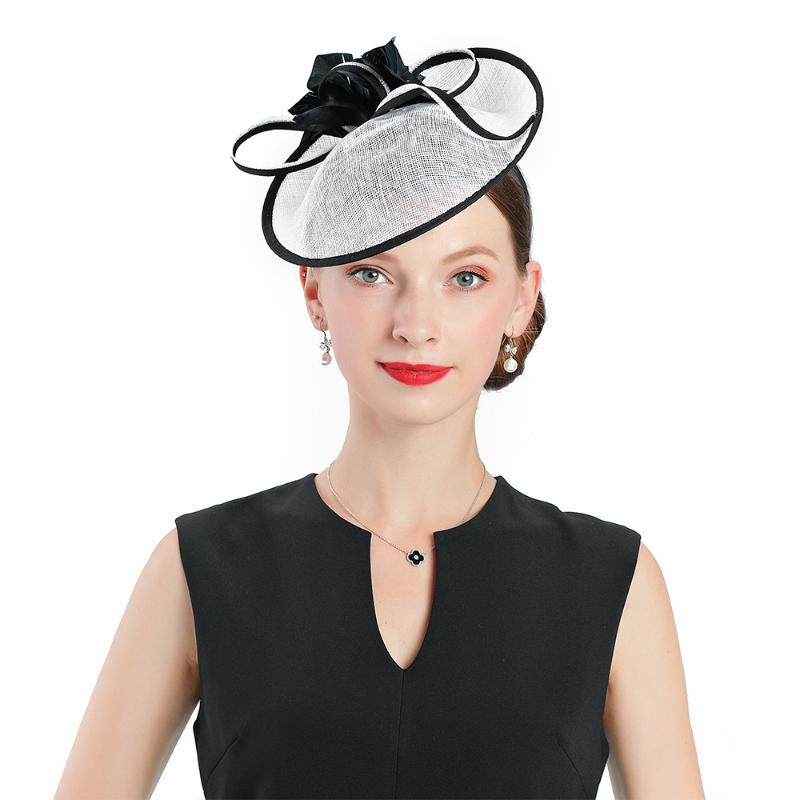 Stingy Brim Hats Wedding Woman Hat For Elegant Banquet Fedoras Royal Prom Fascinator Black Cocktail Tea Party Linen Feather Cap, White
Stingy Brim Hats Wedding Woman Hat For Elegant Banquet Fedoras Royal Prom Fascinator Black Cocktail Tea Party Linen Feather Cap, White