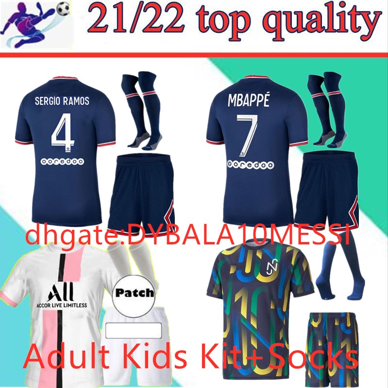 Adults and kids 21 2022 SERGIO RAMOS soccer Jersey MBAPPE MARQUINHOS sets 2021 2122 ICARDI VERRATTI KEAN maillots de football kits uniform
Adults and kids 21 2022 SERGIO RAMOS soccer Jersey MBAPPE MARQUINHOS sets 2021 2122 ICARDI VERRATTI KEAN maillots de football kits uniform