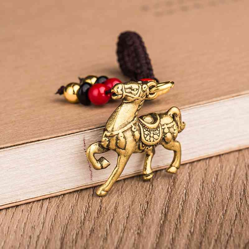 Immediately rich brass car key chain pendant male and female couples manual personality Zodiac horse
Immediately rich brass car key chain pendant male and female couples manual personality Zodiac horse