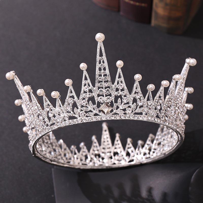 Hair Clips & Barrettes FORSEVEN Luxury Rhinestone Pearl Crystal Crown Gold/Silver Color Tiaras Women Headband Wedding Bridal Jewelry Accesso
Hair Clips & Barrettes FORSEVEN Luxury Rhinestone Pearl Crystal Crown Gold/Silver Color Tiaras Women Headband Wedding Bridal Jewelry Accesso