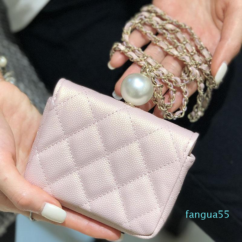 2021 Classic High Quality Necklace Tiny bags Shoulder women wallet pocket purse wallets Designers Ladies supper mini pearl Ms coin cute bag, Pink
2021 Classic High Quality Necklace Tiny bags Shoulder women wallet pocket purse wallets Designers Ladies supper mini pearl Ms coin cute bag, Pink