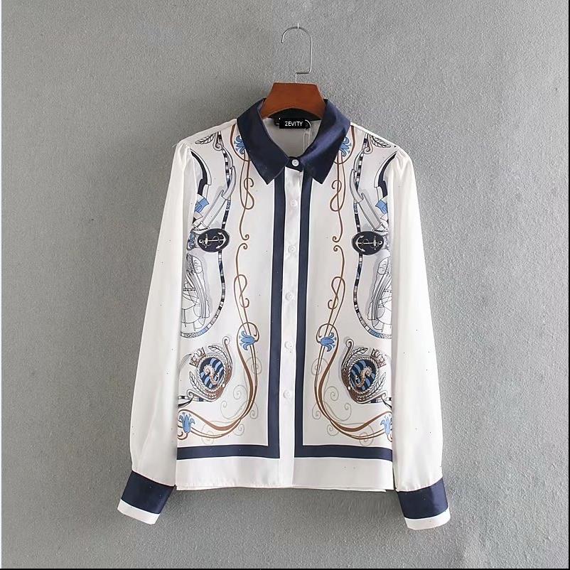 women womens shirts vintage patchwork print casual retro blouse shirt chic long sleeve business chemise brand femininas ls6154, White 
women womens shirts vintage patchwork print casual retro blouse shirt chic long sleeve business chemise brand femininas ls6154, White
