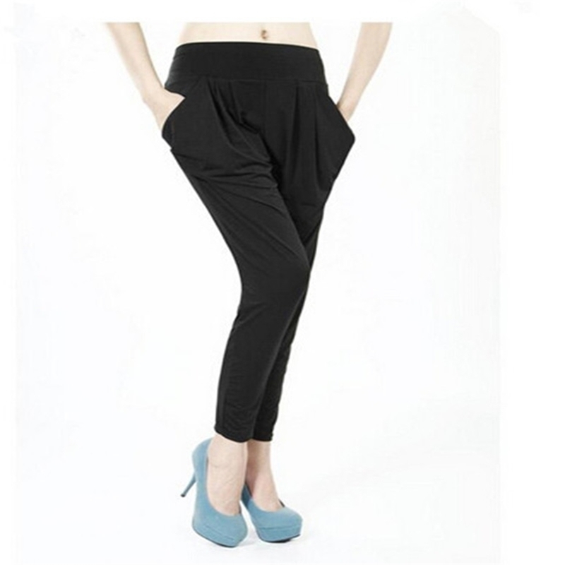 Summer Style Casual Women Pants Elastic Waist Regular Harem Spring And Tencel Capris Large Size 210527, Black;white
Summer Style Casual Women Pants Elastic Waist Regular Harem Spring And Tencel Capris Large Size 210527, Black;white