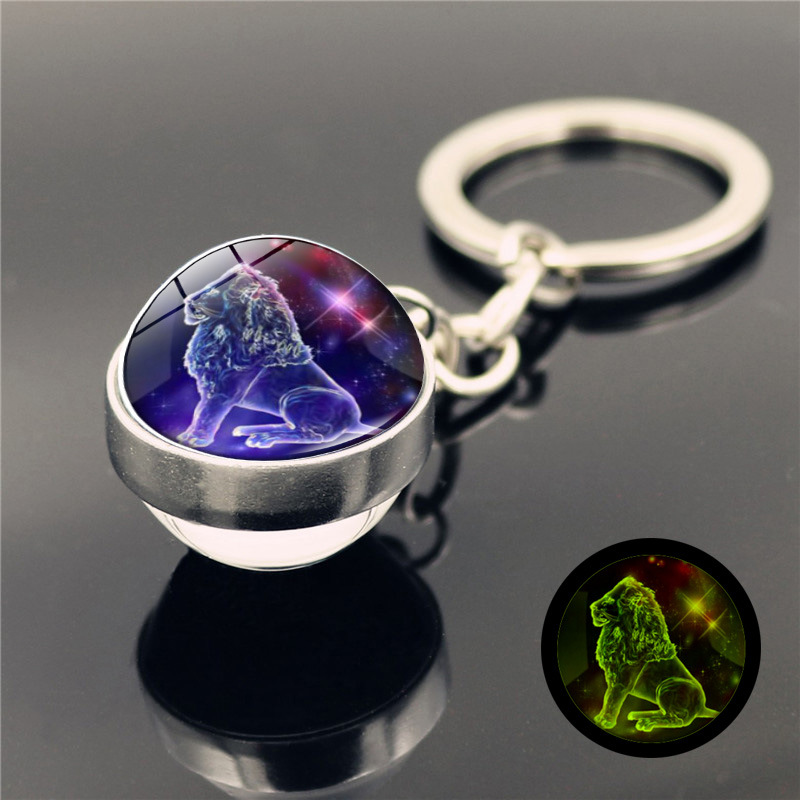 12 Constellation Luminous Keychain Glass Ball Pendant Zodiac Keychain Glow In The Dark Key Chain Holder Men Women Birthday Gift GGA4178
12 Constellation Luminous Keychain Glass Ball Pendant Zodiac Keychain Glow In The Dark Key Chain Holder Men Women Birthday Gift GGA4178