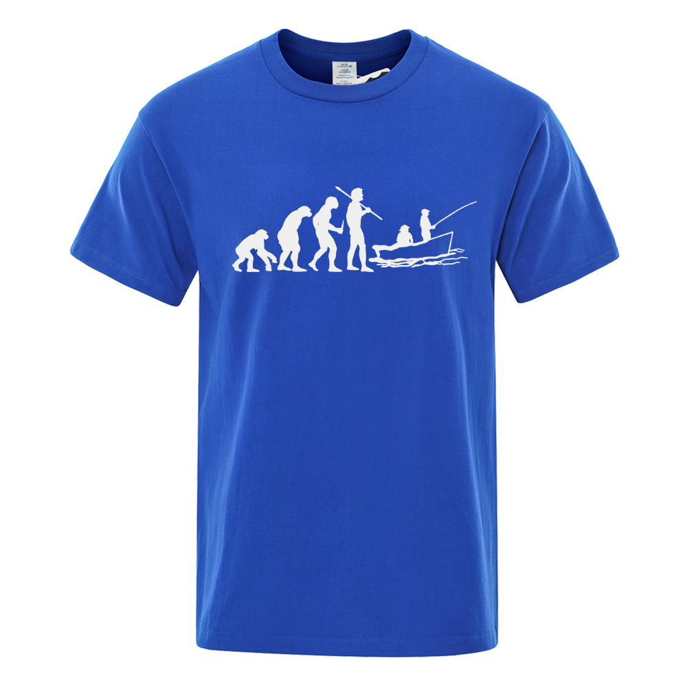 YUANQISHUN Evolution Fish Tshirt Hunter Fishinger T Shirt Summer Fashion Brand T-shirts Large size 3XL O-Neck Cotton Short Sleeve Tops Tee 0328-A, Blue 1
YUANQISHUN Evolution Fish Tshirt Hunter Fishinger T Shirt Summer Fashion Brand T-shirts Large size 3XL O-Neck Cotton Short Sleeve Tops Tee 0328-A, Blue 1