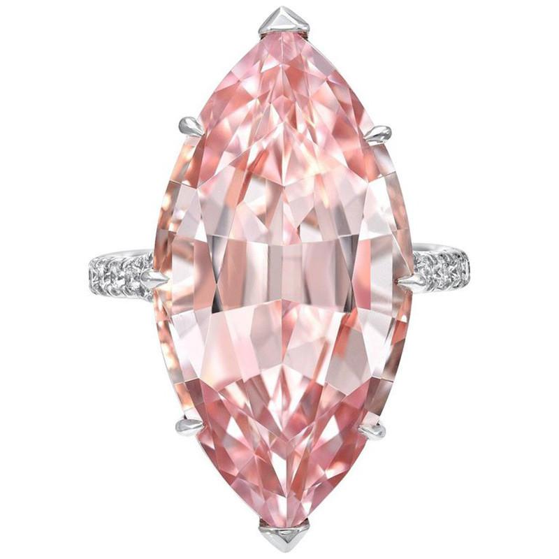 Wedding Rings WUKALO Luxury Solitaire Ring Farouche Pink Marquise Cubic Zircon Stone Prong Setting Anniversary Cocktail Party Femme
Wedding Rings WUKALO Luxury Solitaire Ring Farouche Pink Marquise Cubic Zircon Stone Prong Setting Anniversary Cocktail Party Femme