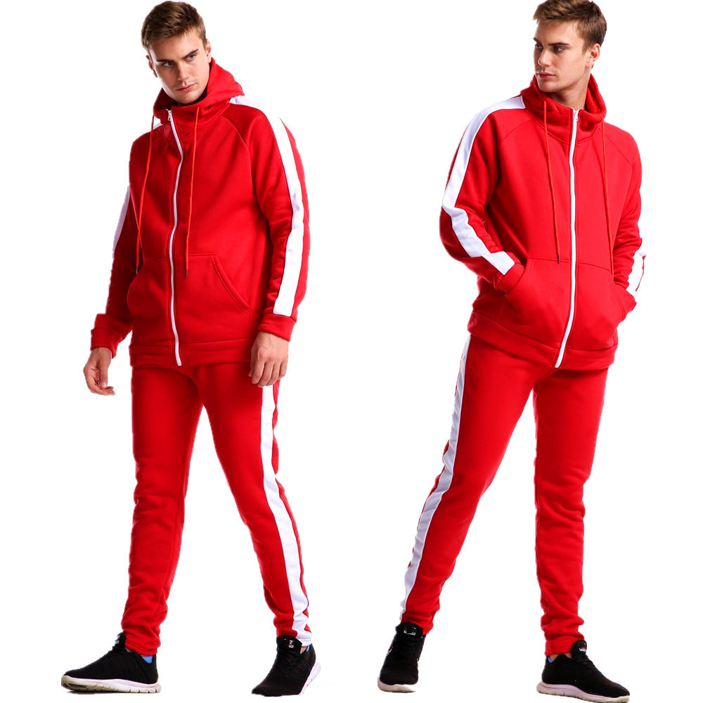 MenWomen Hoodies Sport Suit Fashion Sweatshirt Sweatpants Suits Casual Long Sleeve zipper Hoodie 201020