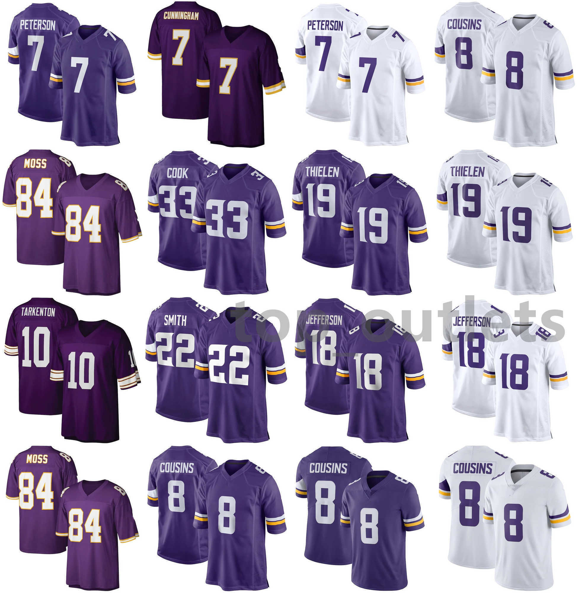 2021 Vikings American Football Jerseys Adam 19 Thielen Jersey Dalvin 33 Cook Fran 10 Tarkenton Harrison 22 Smith Justin 18 Jefferson Stitched Size S-XXXL, As photo
2021 Vikings American Football Jerseys Adam 19 Thielen Jersey Dalvin 33 Cook Fran 10 Tarkenton Harrison 22 Smith Justin 18 Jefferson Stitched Size S-XXXL, As photo