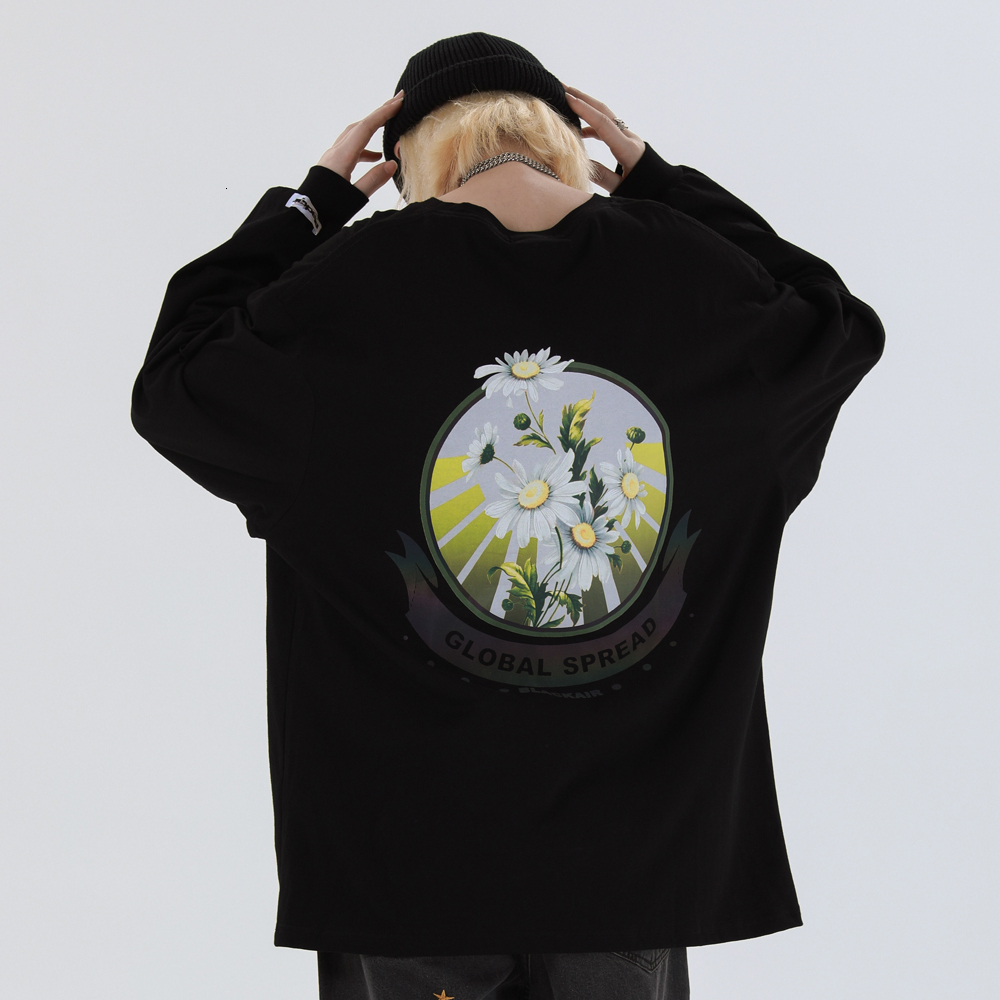 2021 New Woman/men's Clothes Sweatshirt Daisy Laser Reflective Printing Long Sleeve T-shirt Fashion Hip Hop Street Trend Casual Loose Top 3a, Gray
2021 New Woman/men's Clothes Sweatshirt Daisy Laser Reflective Printing Long Sleeve T-shirt Fashion Hip Hop Street Trend Casual Loose Top 3a, Gray
