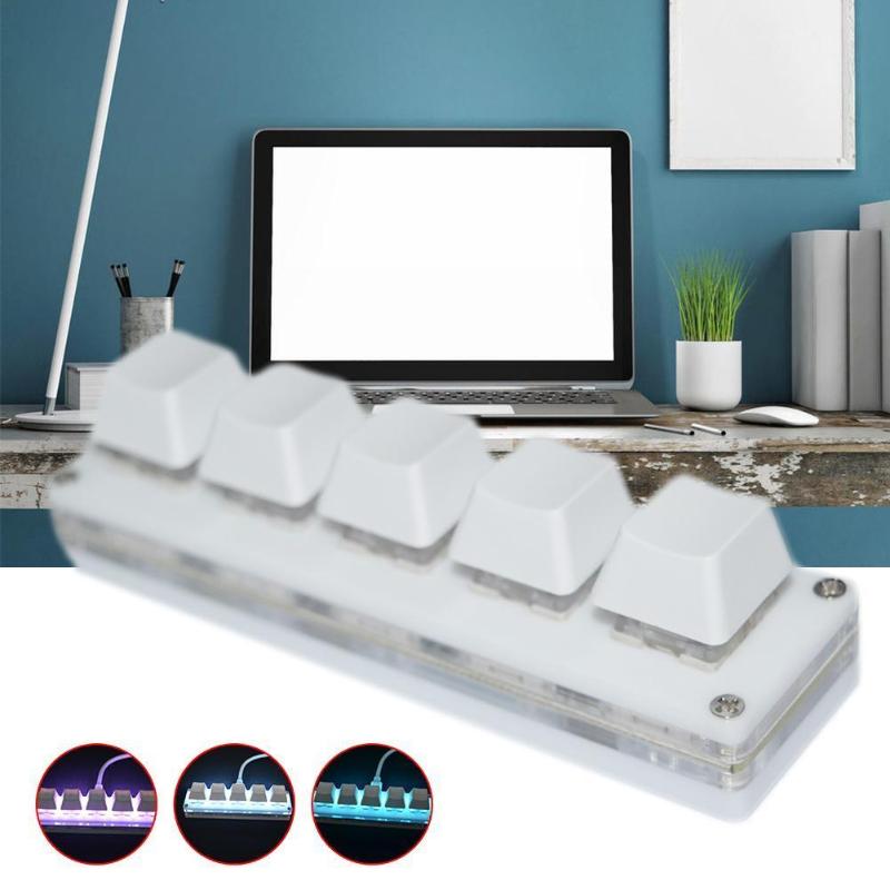 Keyboards Backlight 5-key Custom KeypadWith USB Data Cable Laptop Color Be Keyboard Accessories Switched Computer Can M2M3