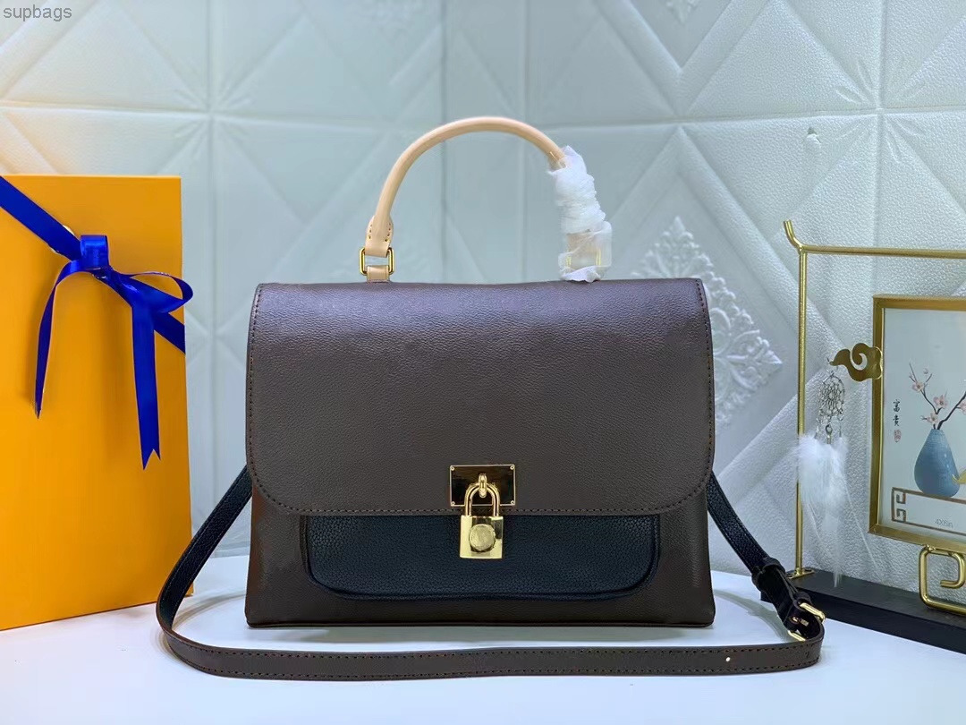 Wholesale Marignan Message Bag Cross Body Bags WOMEN Small Grain Cowhide Genuine Leather Patchwork Shoulder Bags M43959 B-001
Wholesale Marignan Message Bag Cross Body Bags WOMEN Small Grain Cowhide Genuine Leather Patchwork Shoulder Bags M43959 B-001