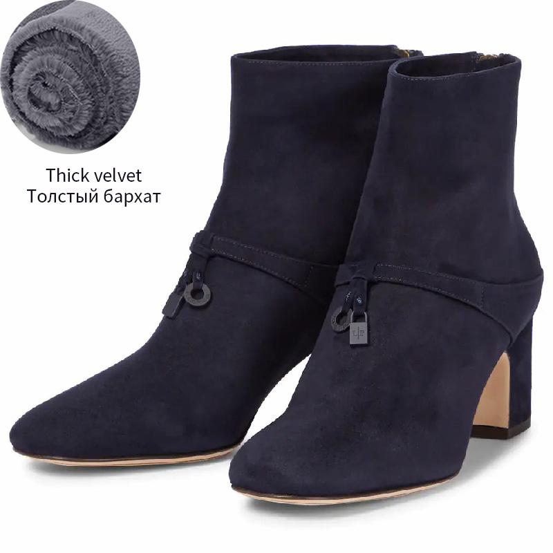 Boots VALLU 2021 Genuine Leather Keep Warm In Winter Women's Short Thick Heel Large Size 35-42, Black
Boots VALLU 2021 Genuine Leather Keep Warm In Winter Women's Short Thick Heel Large Size 35-42, Black