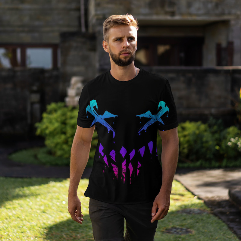 Devil print 3D printing T-shirt unique fashion, beautiful, breathable and comfortable daily party travel visual impact gothic style men', White;black
Devil print 3D printing T-shirt unique fashion, beautiful, breathable and comfortable daily party travel visual impact gothic style men', White;black