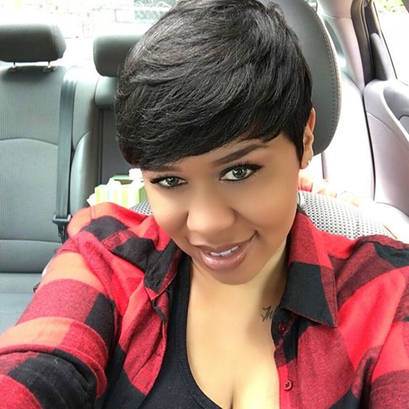 Pixie Cut Short Human Hair Wig 150% Brazilian Remy Straight None lace Natural Black With Bangs Mature Capable Hairstyle Wigs, 1b #
Pixie Cut Short Human Hair Wig 150% Brazilian Remy Straight None lace Natural Black With Bangs Mature Capable Hairstyle Wigs, 1b #