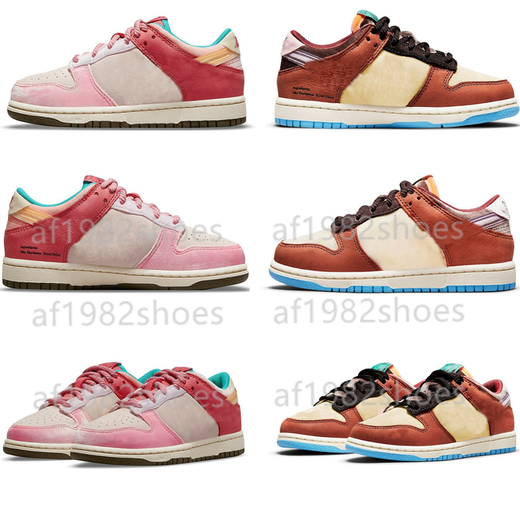 Chunky Low Social Status Running Shoes Chocolate Burnt Brown Milk Strawberry Pink Glaze DunkSB Designer Sneakers Sports Trainer, Sky blue
Chunky Low Social Status Running Shoes Chocolate Burnt Brown Milk Strawberry Pink Glaze DunkSB Designer Sneakers Sports Trainer, Sky blue
