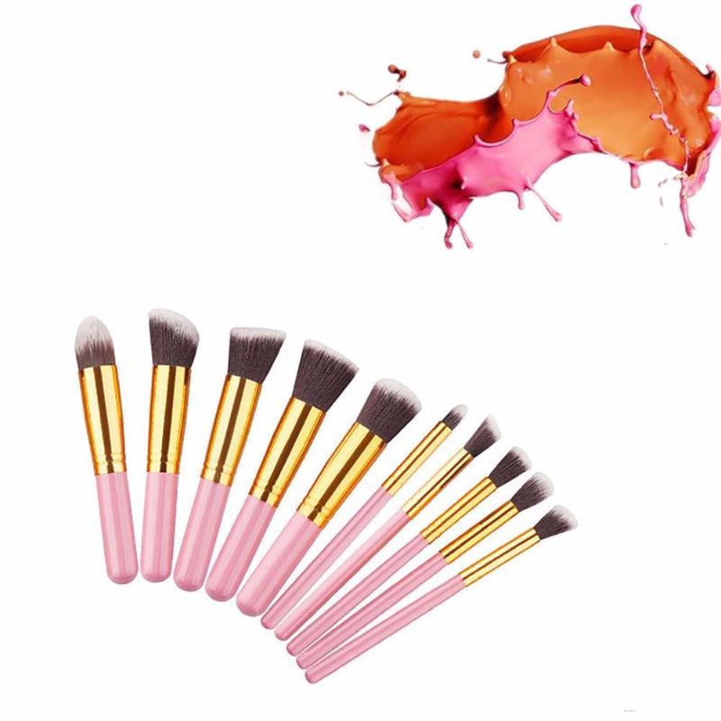 Makeup Brushes 10PCS/11PCS Wooden Synthetic Fiber Brush Set, Cosmetic Kit 
Makeup Brushes 10PCS/11PCS Wooden Synthetic Fiber Brush Set, Cosmetic Kit