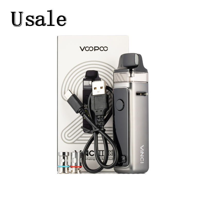 VooPoo Vinci 2 Pod Kit Built-in 1500mAh Battery with 6.5ml Cartridge 0.3ohm PnP-VM1 Coil 50W Vape Device Auto Mode 100% Original, Velvet blue
VooPoo Vinci 2 Pod Kit Built-in 1500mAh Battery with 6.5ml Cartridge 0.3ohm PnP-VM1 Coil 50W Vape Device Auto Mode 100% Original, Velvet blue