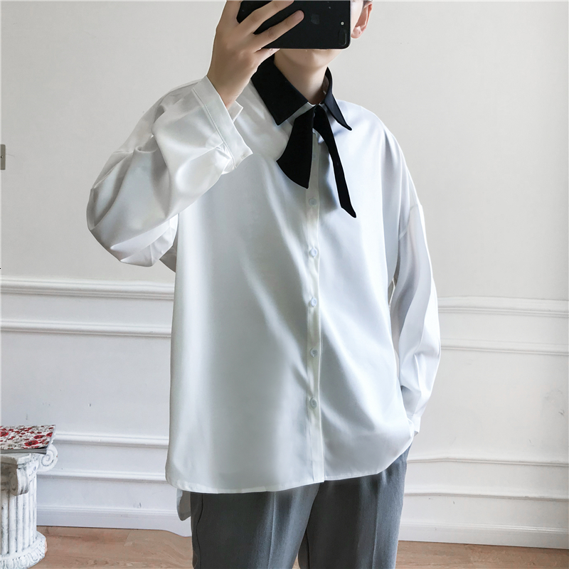 2021 New Men's Solid Color Long Sleeve Brand Shirt French Cuff Mens Shirts Male White/black Clothes Camisa Masculina Tie Send M-2xl 8wea
2021 New Men's Solid Color Long Sleeve Brand Shirt French Cuff Mens Shirts Male White/black Clothes Camisa Masculina Tie Send M-2xl 8wea