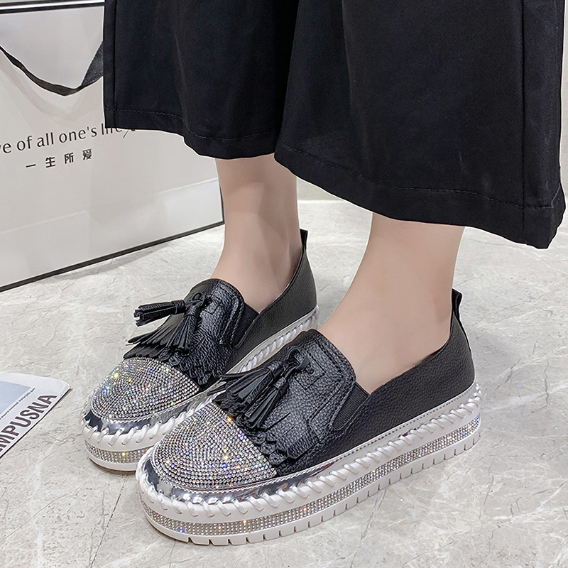 2021 New Autumn Women Pu Leather Flats Fashion Rhinestone Tassel Casual Woman Round Toe Slip-on Shoes Rpng, Pink
2021 New Autumn Women Pu Leather Flats Fashion Rhinestone Tassel Casual Woman Round Toe Slip-on Shoes Rpng, Pink