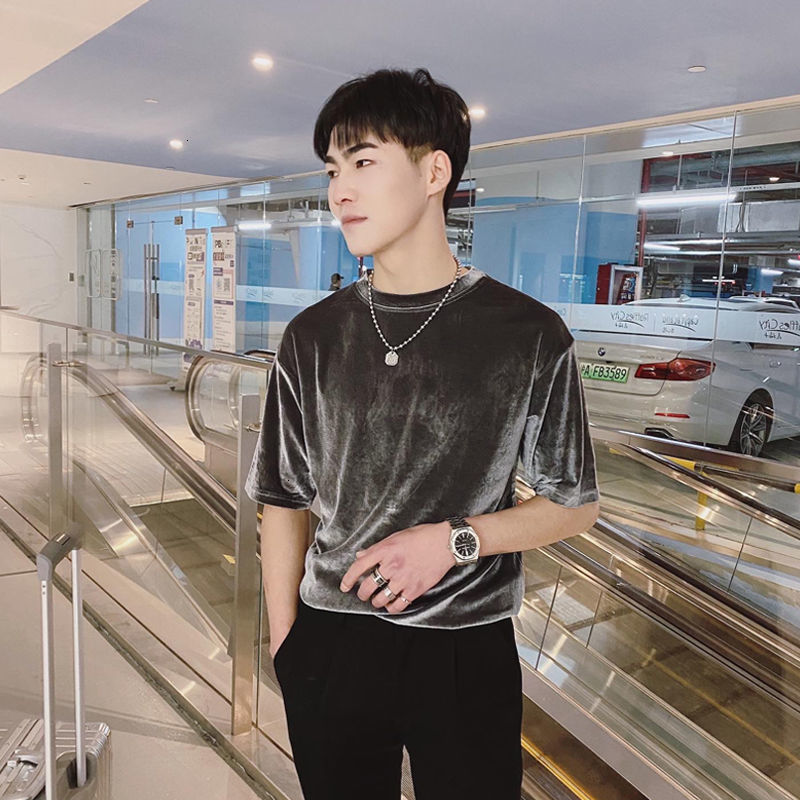 2021 New Summer Gold Veet T-shirt Men's Slim Fashion Casual O-neck t Shirt Men Streetwear Short-sleeved Tshirt Mens -2xl S4lx, Gray
2021 New Summer Gold Veet T-shirt Men's Slim Fashion Casual O-neck t Shirt Men Streetwear Short-sleeved Tshirt Mens -2xl S4lx, Gray