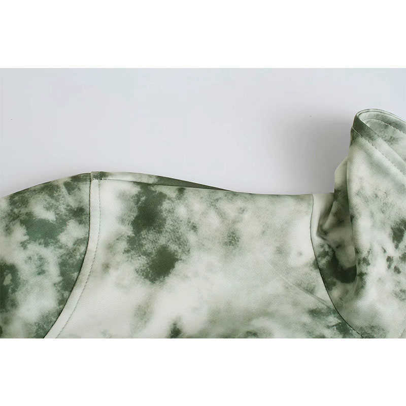 Sweatshirt Women Crop s Fashion Long Sleeve With Zipper Adjustable Hem DrawString 04 210628