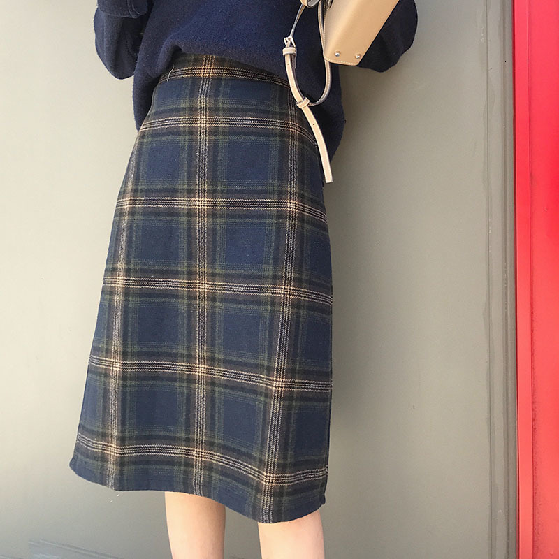 2021 New Trendy Plaid Wool Thicken Winter Vintage High Waist Girls Women Midi Skirts Elegant Female A-line Skirt Chic Warm Bottom U5xd, Gray
2021 New Trendy Plaid Wool Thicken Winter Vintage High Waist Girls Women Midi Skirts Elegant Female A-line Skirt Chic Warm Bottom U5xd, Gray