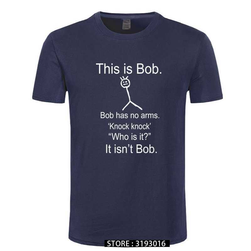 Men's 3D Tee Shirt This Is Bob KNOCK FUNNY JOKE Unisex T-shirt Graphic Gothic Mens Clothing Christmas Day Tshirt 210629
