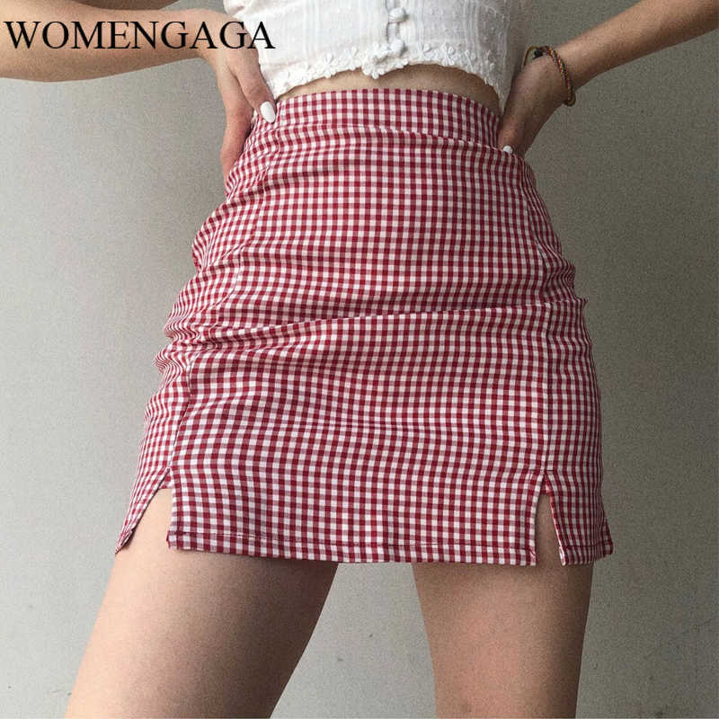Summer Fashion Red Blue Slim Small Plaid Bifurcation Sexy MINI Pencil Skirt Girl Female Casual Harajuku Skirts B032 210603, Red big plaid
Summer Fashion Red Blue Slim Small Plaid Bifurcation Sexy MINI Pencil Skirt Girl Female Casual Harajuku Skirts B032 210603, Red big plaid