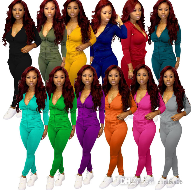 Women Two Piece pants Set Designer Tracksuit Fashion Long Sleeve Outfits Club Solid Color Zipper Coat Casual New Ladies Apparel Sportwear, Yellow
Women Two Piece pants Set Designer Tracksuit Fashion Long Sleeve Outfits Club Solid Color Zipper Coat Casual New Ladies Apparel Sportwear, Yellow