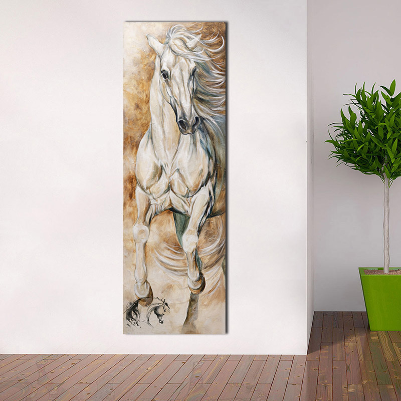 SELFLESSLY Horse Paintings Modern Wall Art Pictures For Living Room Animal Poster Prints Vintage Decorative Pictures Unframed