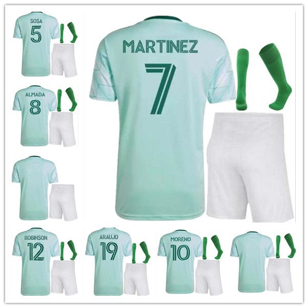 22-23 Atlanta United FC Soccer Jersey Almirón 10 Martinez 7 Nagbe 6 Barco 8 Villalba Customized jerseys With Short
22-23 Atlanta United FC Soccer Jersey Almirón 10 Martinez 7 Nagbe 6 Barco 8 Villalba Customized jerseys With Short