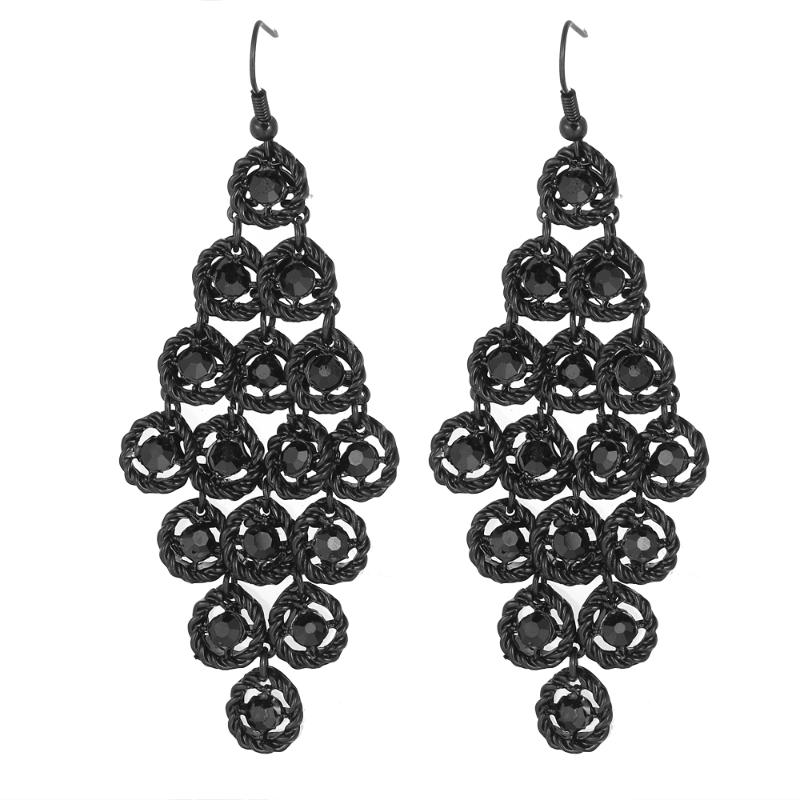 Hoop & Huggie Features In 2021! Women's Classic Bright Black Earrings Wave Design Fashion Women Jewelry Wedding Party Wholesale
Hoop & Huggie Features In 2021! Women's Classic Bright Black Earrings Wave Design Fashion Women Jewelry Wedding Party Wholesale