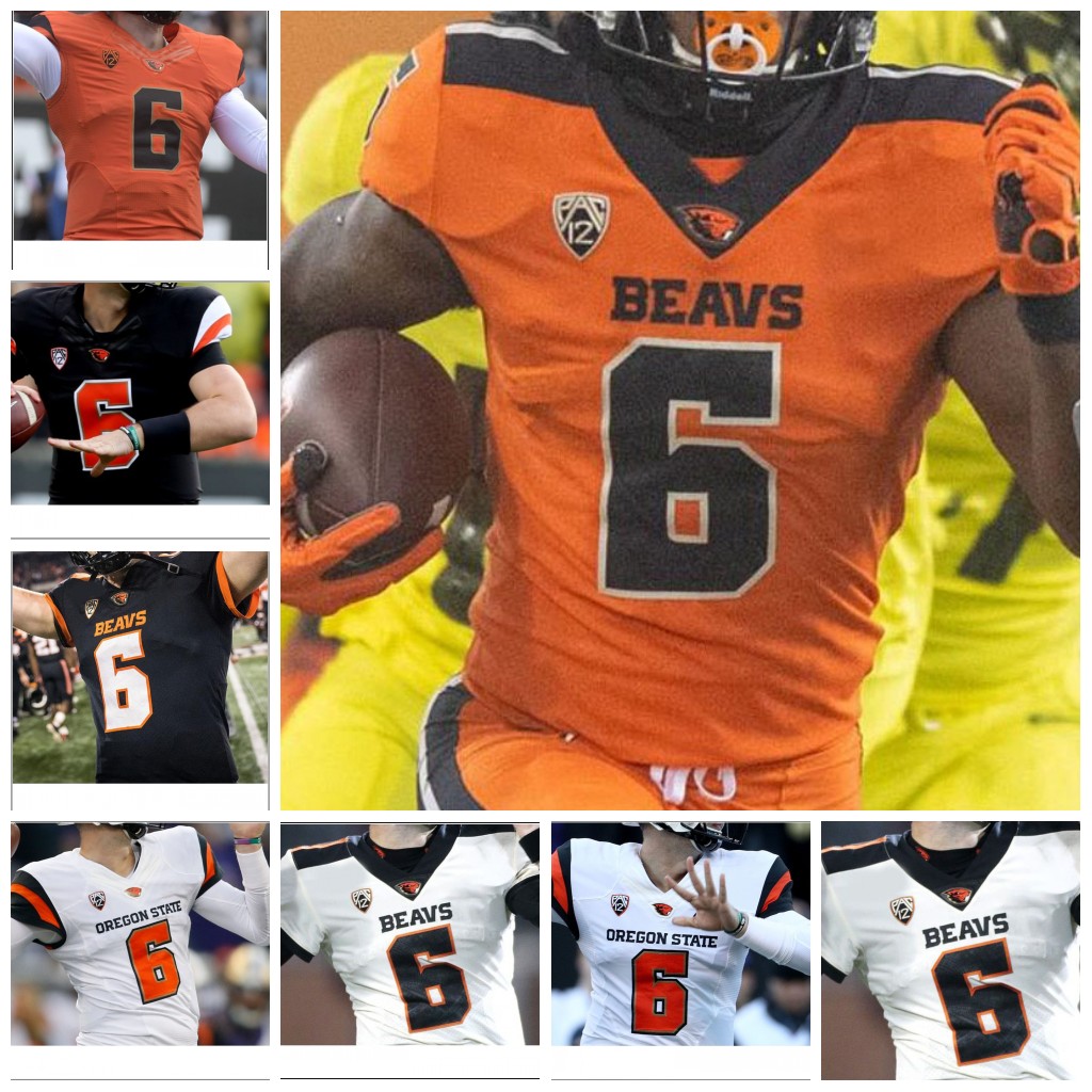 Custom Oregon State Beavers Football 6 Jake Luton 22 Jermar Jefferson 1 Tyjon Lindsey Any Name Number Black White Orange, Black;red
Custom Oregon State Beavers Football 6 Jake Luton 22 Jermar Jefferson 1 Tyjon Lindsey Any Name Number Black White Orange, Black;red