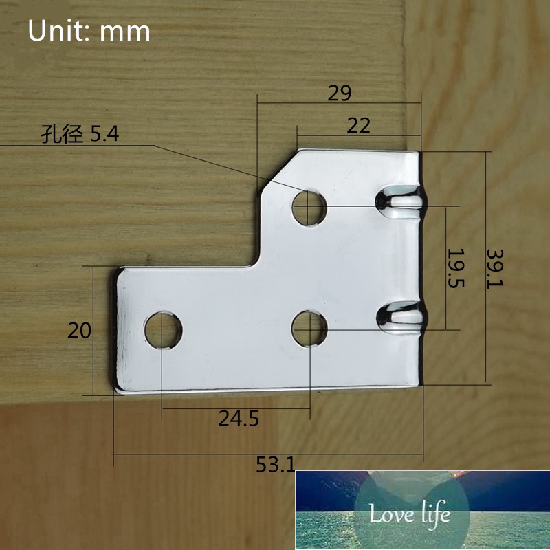 2pcs Metal corner protector Wooden box Case decoration legs wood furniture connecting fittings 90 Degree Angle Fastener hardware Factory price expert 