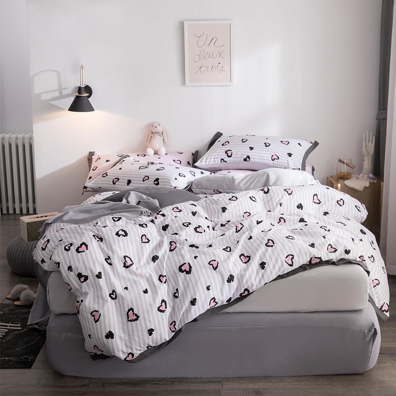 Home Textile cute Simple White Bedding Sets Kid Teen Boy Linen Duvet Cover Pillowcase Bed Sheet Girl Adult queen king Bedclothes, Style8
Home Textile cute Simple White Bedding Sets Kid Teen Boy Linen Duvet Cover Pillowcase Bed Sheet Girl Adult queen king Bedclothes, Style8