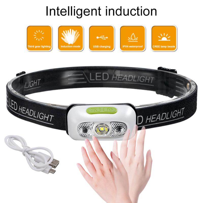 2021 New Induction Mini Sensor Induction Portable usb charging headlight head light lampe frontale led headlamp hoofdlamp A1
2021 New Induction Mini Sensor Induction Portable usb charging headlight head light lampe frontale led headlamp hoofdlamp A1