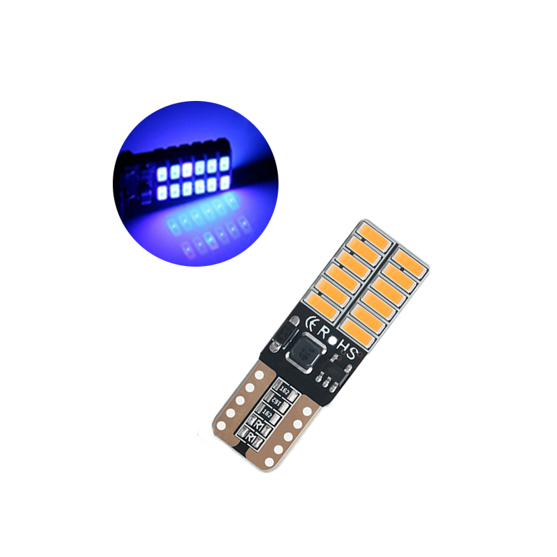 50Pcs Blue T10 12V W5W 4014 24SMD LED Canbus Error Free Car Bulbs For 192 168 194 2825 Clearance Reading Lamps License Plate Lights
50Pcs Blue T10 12V W5W 4014 24SMD LED Canbus Error Free Car Bulbs For 192 168 194 2825 Clearance Reading Lamps License Plate Lights