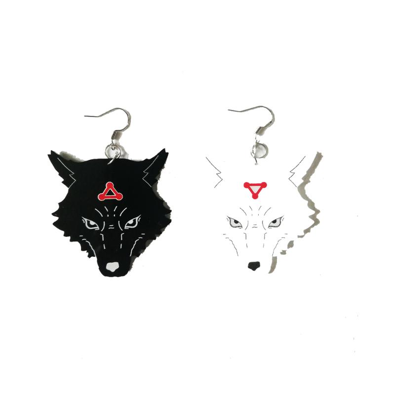 Dangle & Chandelier Jujutsu Kaisen Cosplay Anime Earrings Black White Divine Dogs Megumi Fushiguro
Dangle & Chandelier Jujutsu Kaisen Cosplay Anime Earrings Black White Divine Dogs Megumi Fushiguro