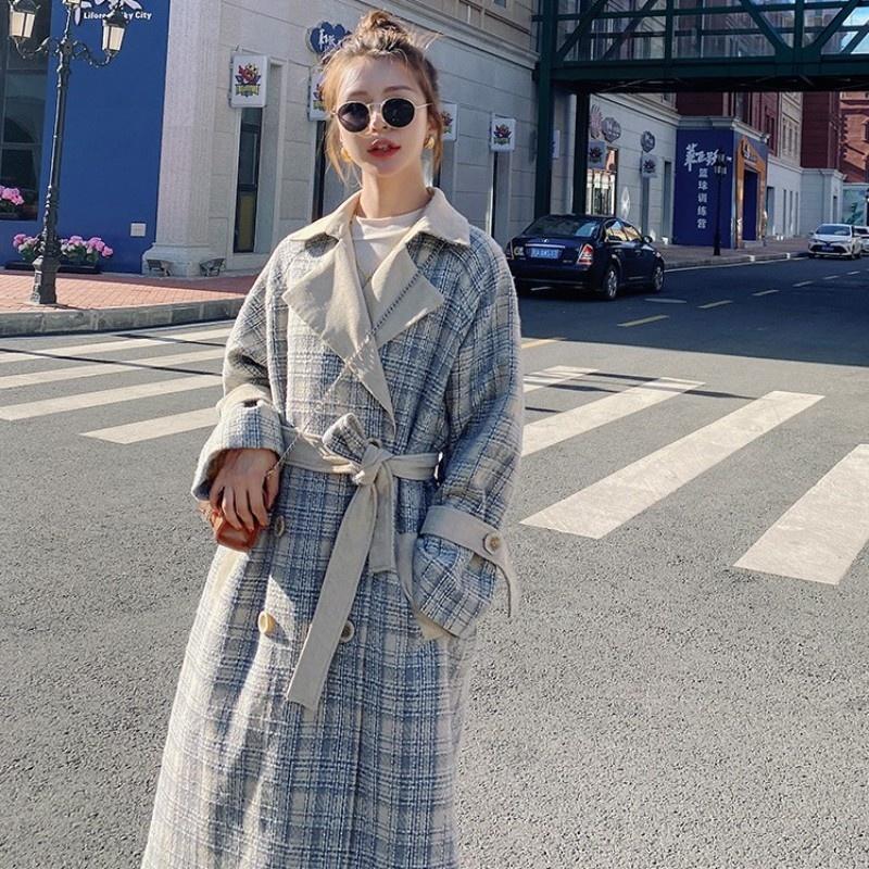 Women's Trench Coats Winter Autumn Vintage Women Sashes Double Breasted Female Overcoat Loose Fit Straight Plaid Coat Fashion Long Outerwear, Tan;black
Women's Trench Coats Winter Autumn Vintage Women Sashes Double Breasted Female Overcoat Loose Fit Straight Plaid Coat Fashion Long Outerwear, Tan;black