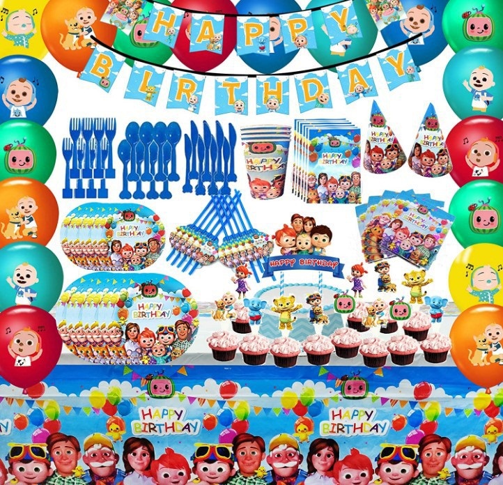 17pcs Kids Cocomelon Theme Birthday Party Decorations Balloons Banners Supplies Family Baby Shower Party Tableware Cups Plates
17pcs Kids Cocomelon Theme Birthday Party Decorations Balloons Banners Supplies Family Baby Shower Party Tableware Cups Plates